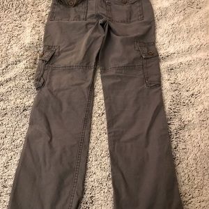 Boys gray cargo pants size 12 straight leg